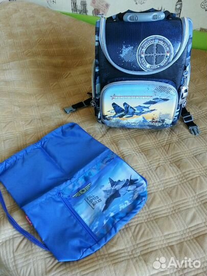 Школьный рюкзак и Мешок для обуви. Новые