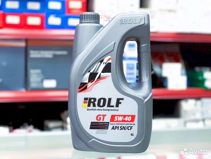 Масло моторное rolf GT SAE 5W-40 API SN/CF 4 л