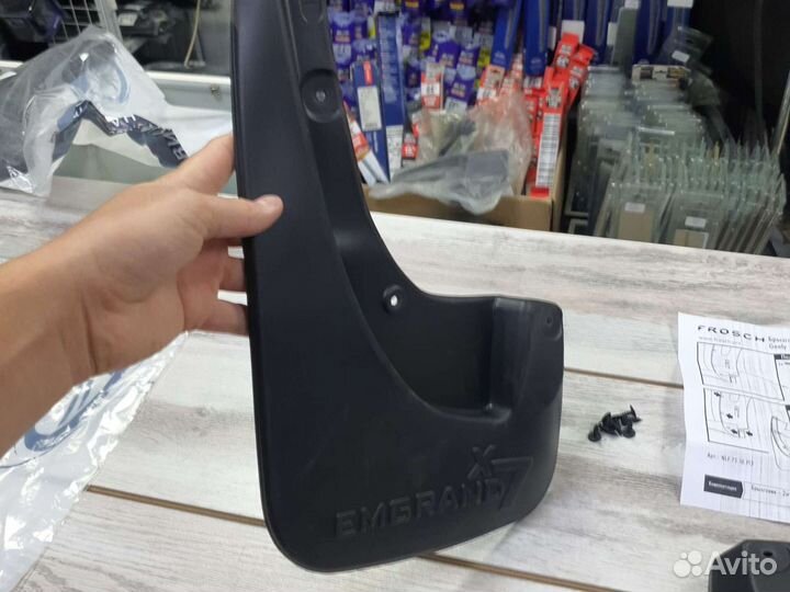 Брызговики geely emgrand x7 13- эмгранд х7 перед