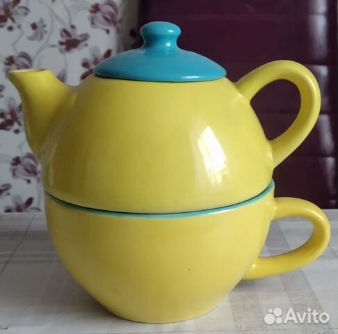 Заварочный чайник и кружка СССР