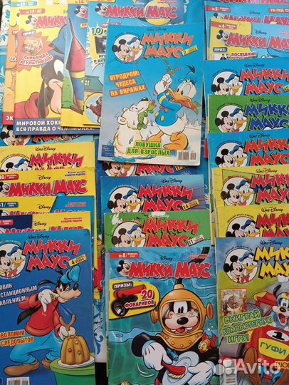 Комиксы Микки Маус, Том и Джерри, Скуби-Ду, Багз