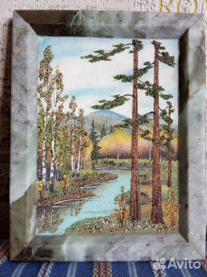 Панно из натуральных камней