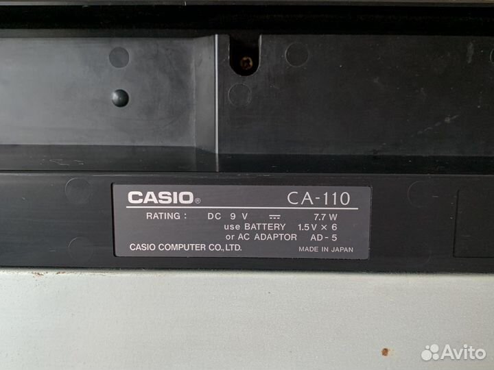 Синтезатор casio CA-110