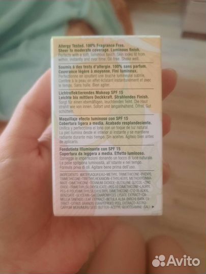 Тональный крем clinique even better glow - Ivory