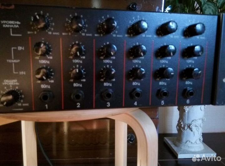 Профессиональный 6-ти канальный усилитель