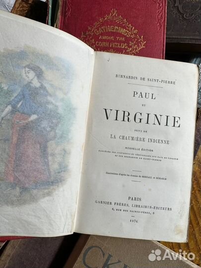 Антикварные книги на английском и франц. языках