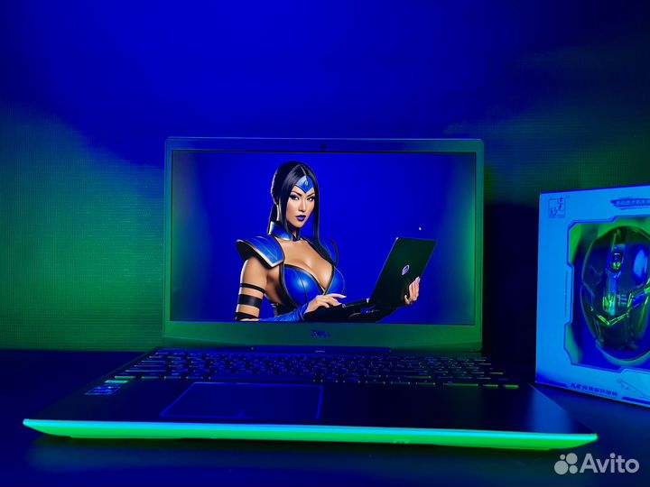 Ноутбук для игр Dell: AMD Ryzen 7 / RTX