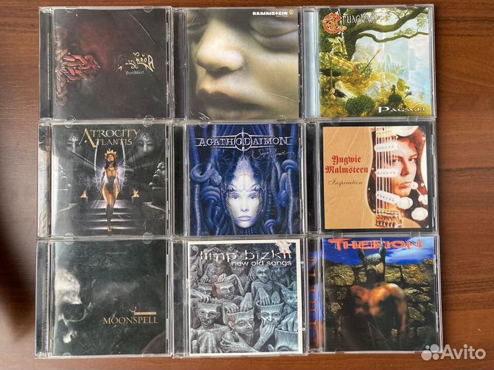 CD диски Moonsorrow Rammstein Limp Bizkit Atrocity