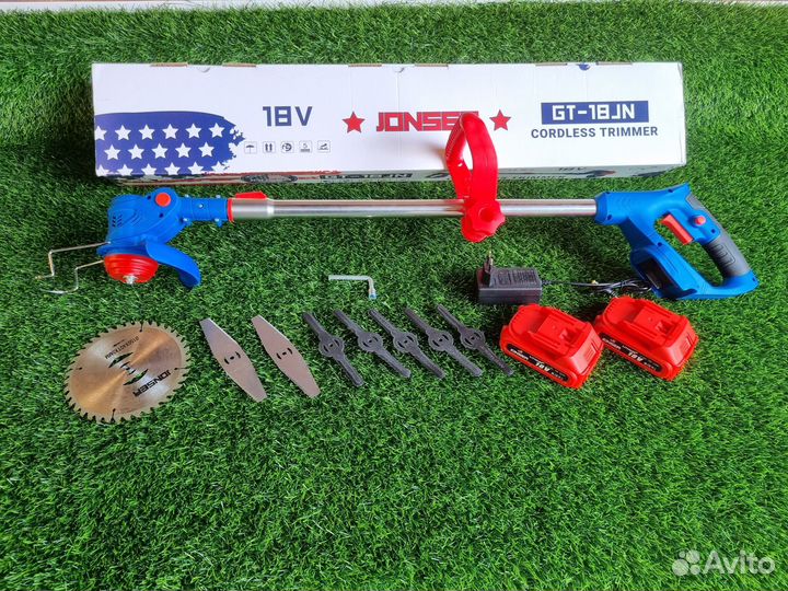 Триммер Аккумуляторный jonser 18 V