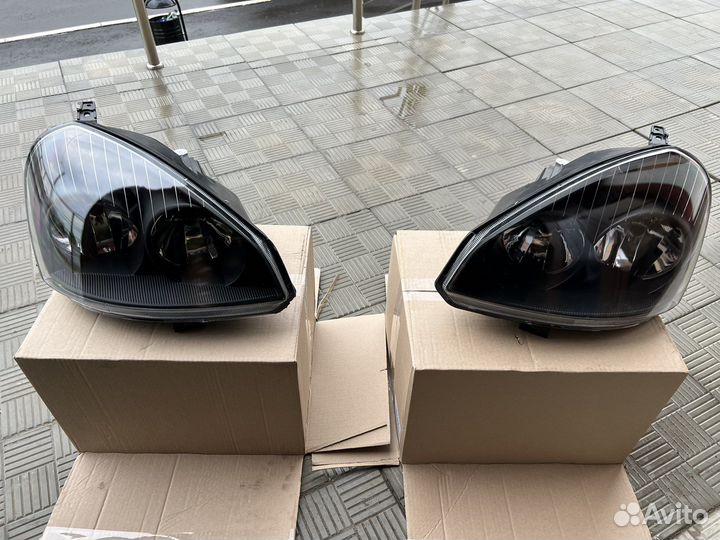 Фара приора 2170 черный корпус