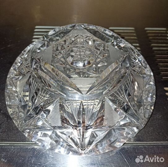 Хрустальная пепельница СССР начало 20 века