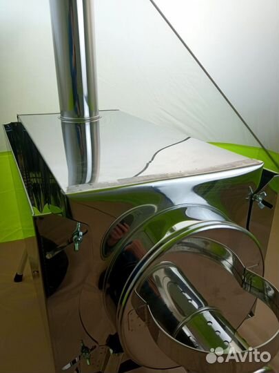 Печь туристическая Средняя на 30 л. c экранами с т