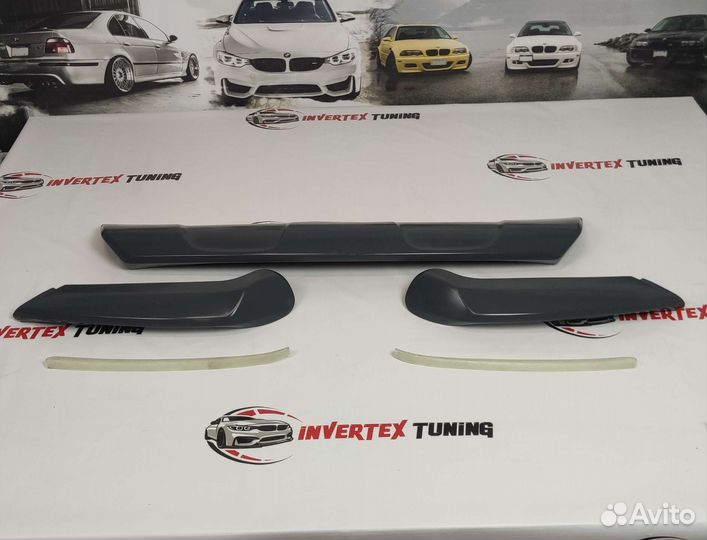 Передняя губа под бампер BMW X6 E71