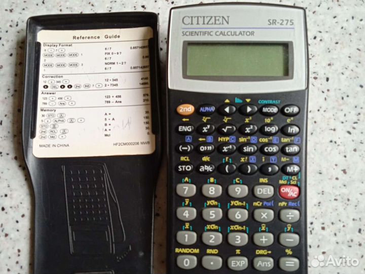 Инженерный калькулятор citizen