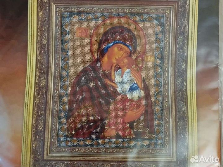 Вышивка бисером иконы