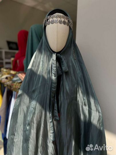 Шарф органза на завязках