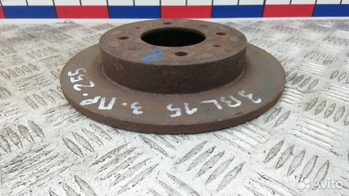 Диск тормозной задний Kia Cerato 2005