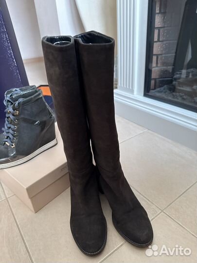 Сапоги женские натуральная кожа 37 размера