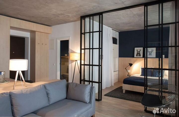 Межкомнатные перегородки из алюминия на заказ