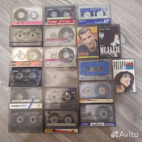 Аудиокассеты sony, tdk, basf, konica, LG, samsung