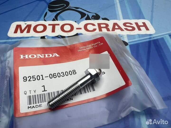 Болт подножки водителя honda 6x30 92501-06030-0B