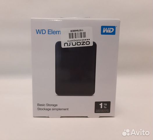 1 тб Внешний жесткий диск Western Digital HDD WDO