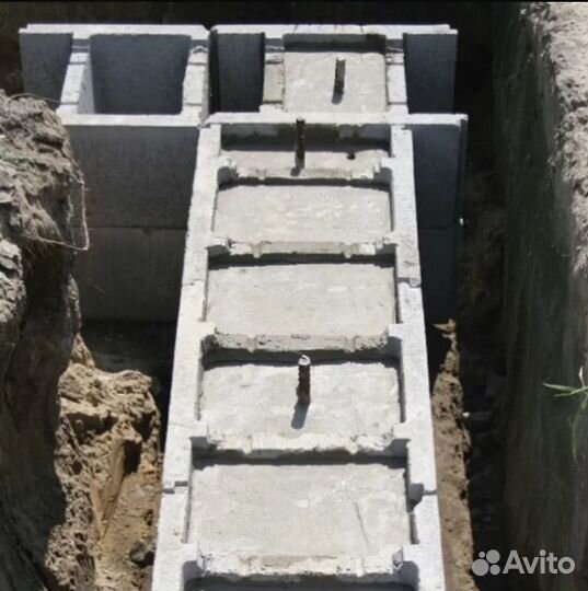 Блок несъемной опалубки