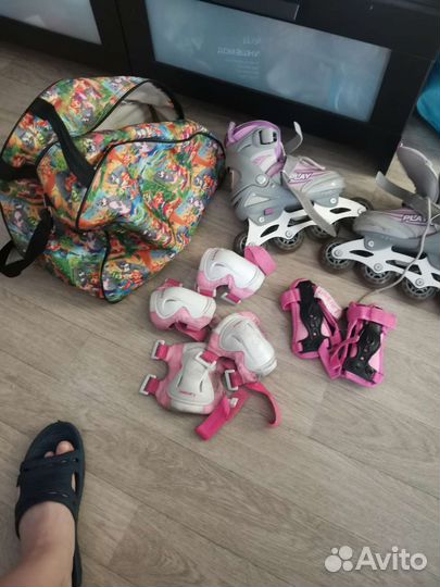 Детские ролики и защита