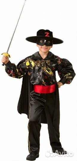 Костюм карнавальный Зорро