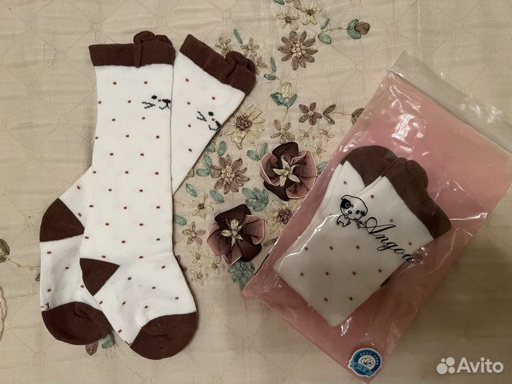 Носки гольфы детские новые