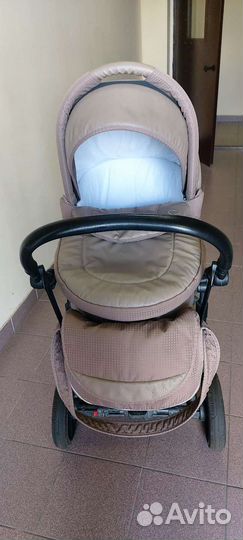 Коляска 2 в 1 эко кожа Sibis Rudis