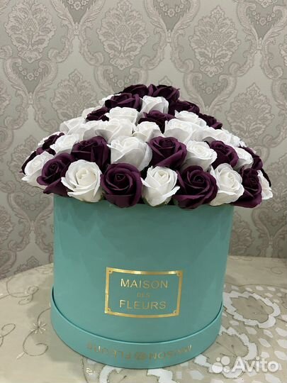 Букет из мыльных роз
