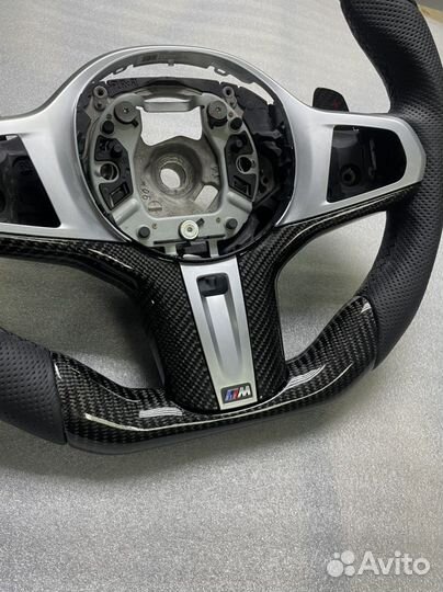 Руль карбон bmw g30,g01,g05,g06