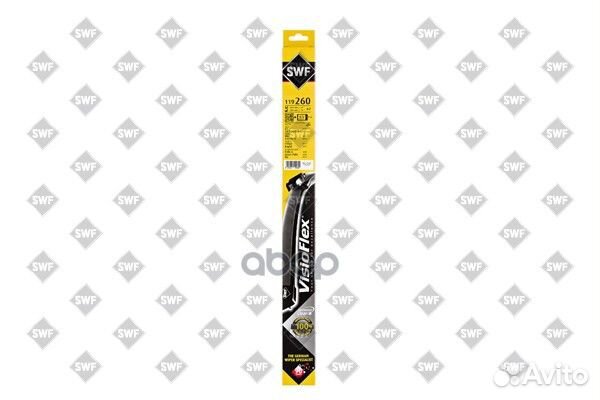 Щетки стеклоочистителя 600/380мм.visioflex 1192