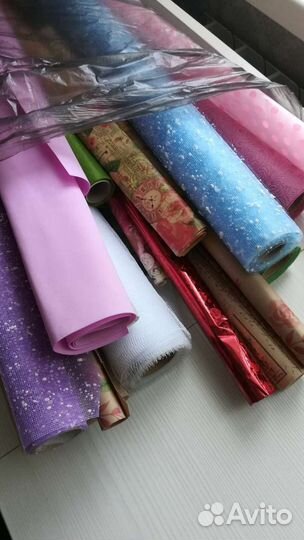 Остатки материалов для флористики