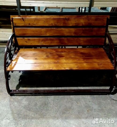 Скамья садовая со столом