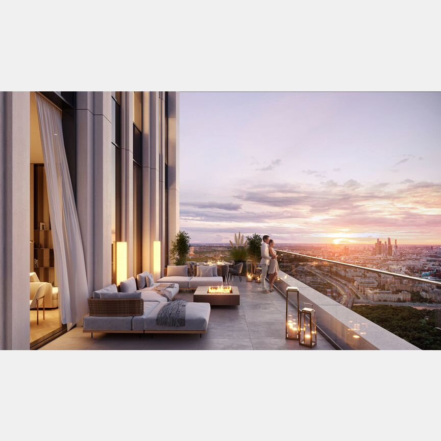 2-к. квартира, 64,7 м², 17/75 эт.