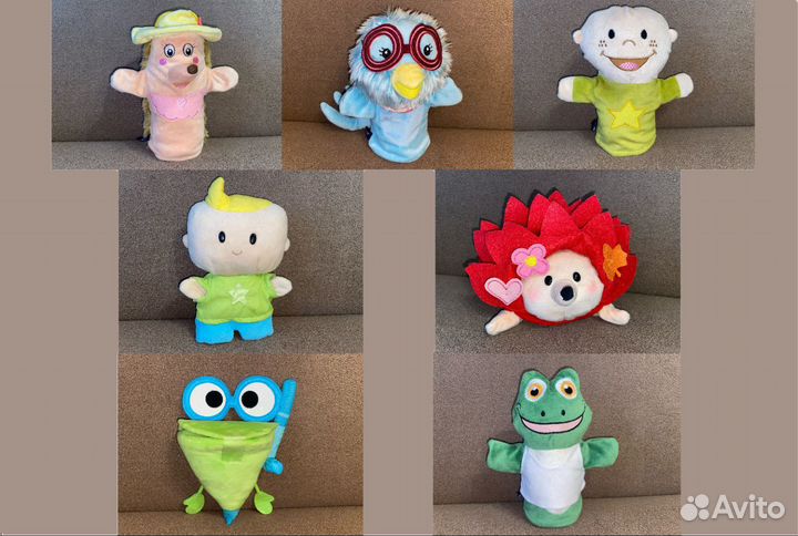 Кукольный театр Сказочные животные игрушки на руку