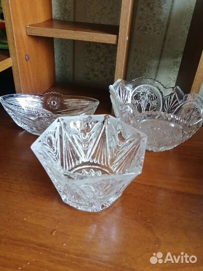Салатник хрустальный