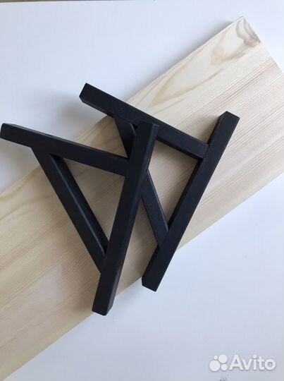 Деревянные дизайнерские консоли +полки