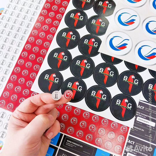 Наклейки на заказ. Печать наклеек
