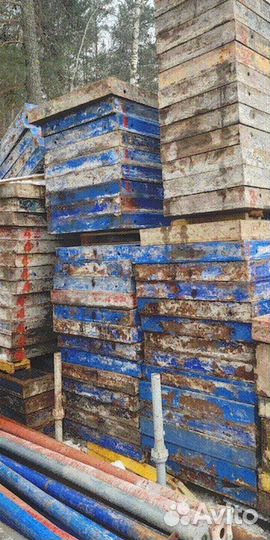 Щитовая опалубка б/у