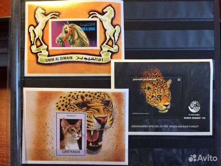 Марки Фауна, чистые