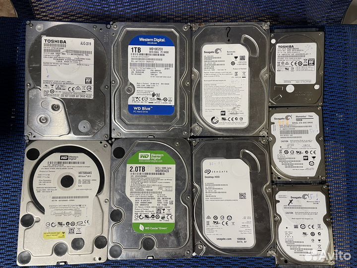 Жесткие диски как есть