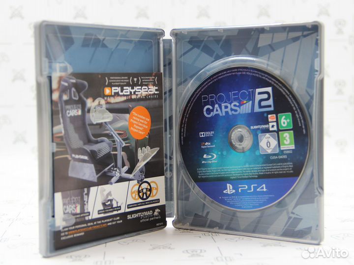Project Cars 2 SteelBook Limited Edition для PS4
