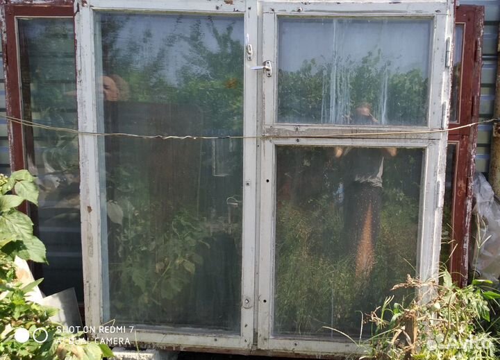 Оконные рамы с коробкой 3шт