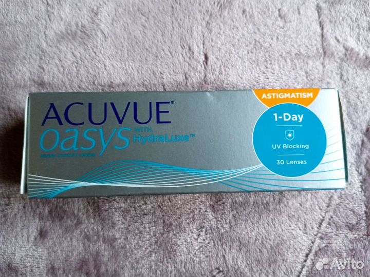 Контактные линзы acuvue oasys 1Day с астигматизмом