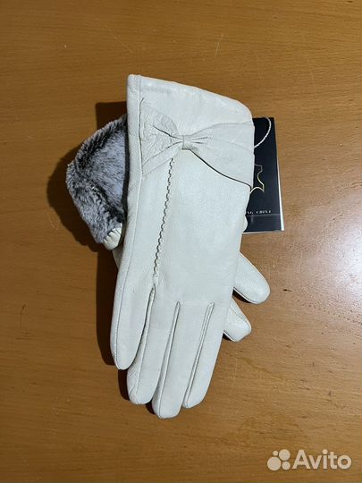 Перчатки женские нат. кожа