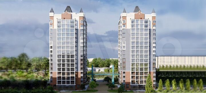 3-к. квартира, 87,4 м², 12/16 эт.