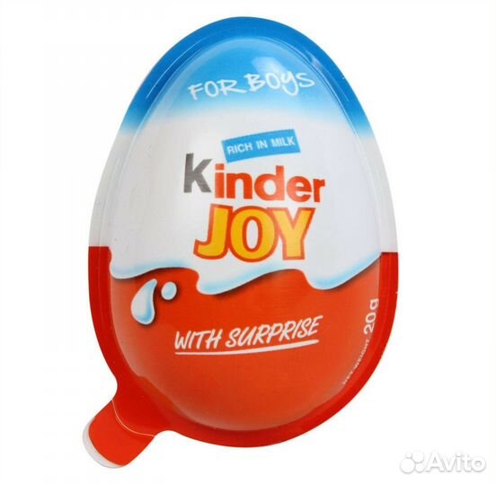 Шоколадное яйцо Киндер Сюрприз для Мальчиков 20г